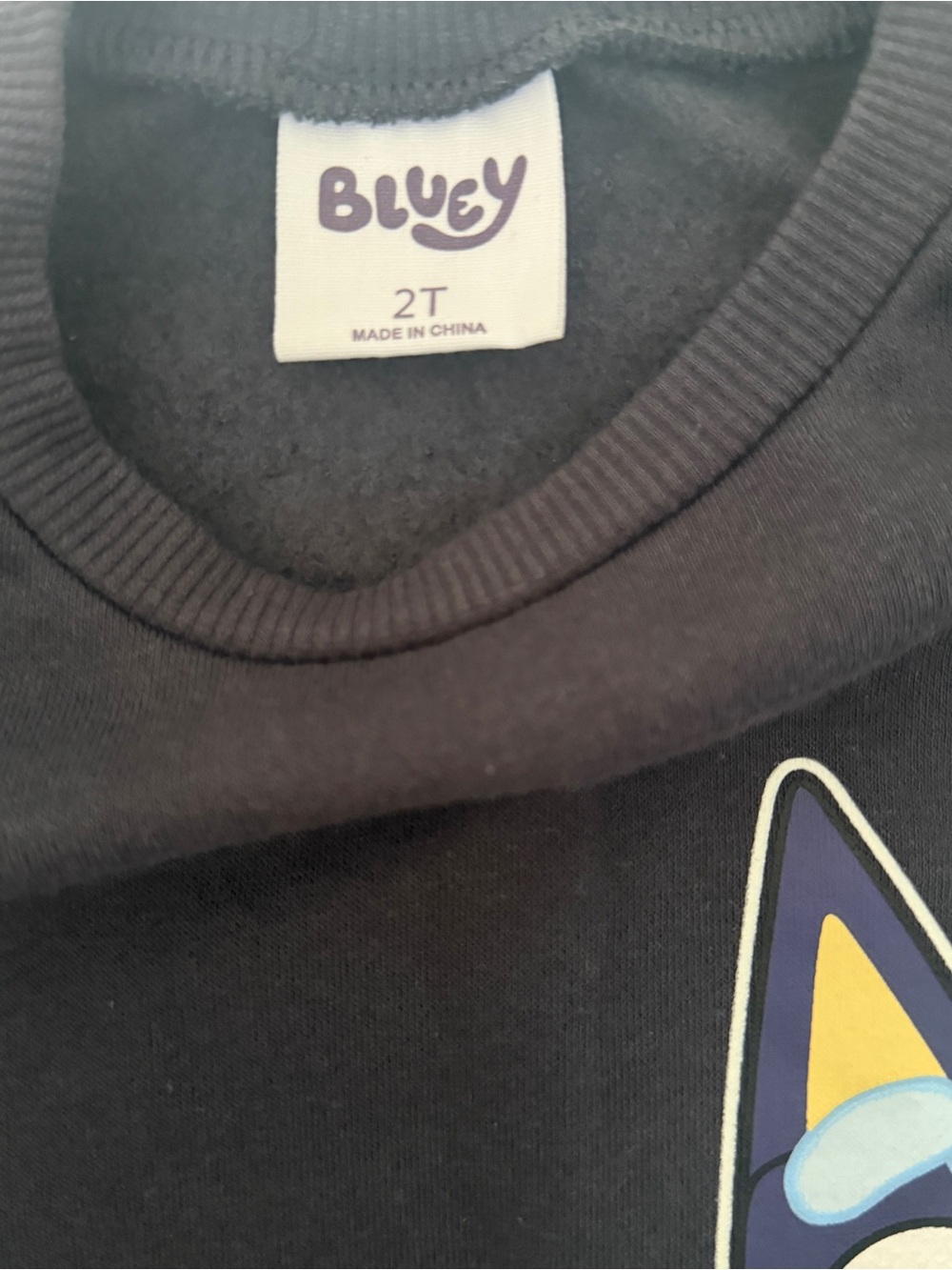 Bluey Halloween Glow In The Dark Sweatshirt Toddler 2T NWT - Picture 5 of 9